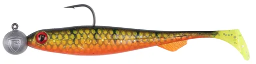 Fox rage gumová nástraha loaded slick shad uv natural perch - 11 cm 12 g