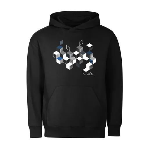 Bontis Mikina CUBES - Čierna | XL
