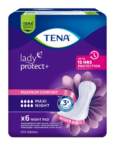 TENA LADY MAXI NIGHT absorpčné vložky 6ks