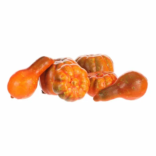 Jesenná dekorácia Súprava umelých tekvíc, 6 ks, rôzne tvary