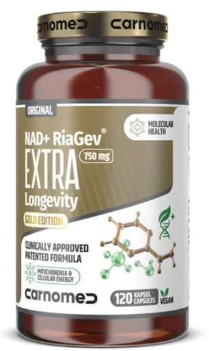 CarnoMed NAD+ RiaGev EXTRA Longevity 120mg