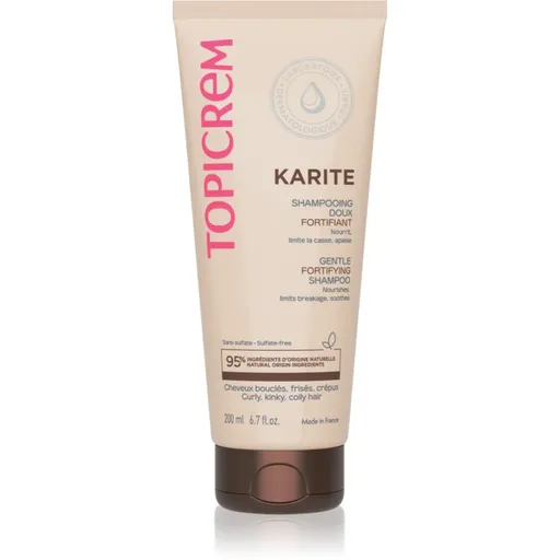 Topicrem KARITÉ Gentle Fortifying Shampoo posilňujúci šampón pre oslabené vlasy 200 ml