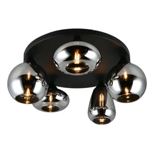 Trio Lumina stropné svetlo čierna 617030532 TR617030532