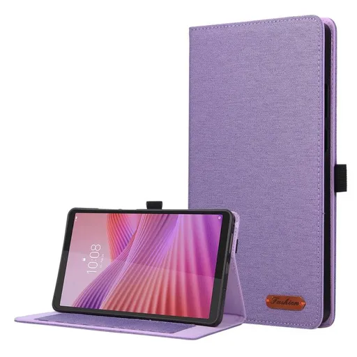 FABRIC Zaklápací obal pre Lenovo Tab One / Lenovo Tab K9 fialový
