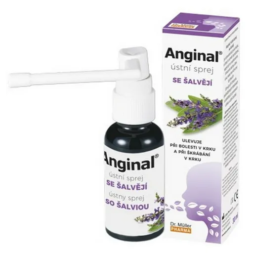 DR. MÜLLER Anginal ústny sprej so šalviou 30 ml