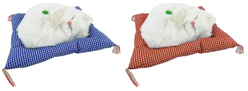 MAKRO - Mačka spiaca na vankúši 20x19 rôzne farby