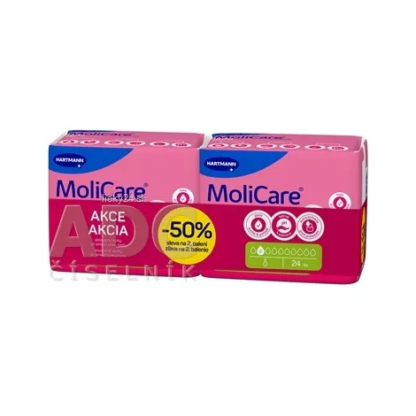 MoliCare Premium lady pad 2 kvapky DUOPACK