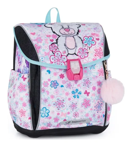 Školská aktovka Bagmaster Prim 22 A White/Pink