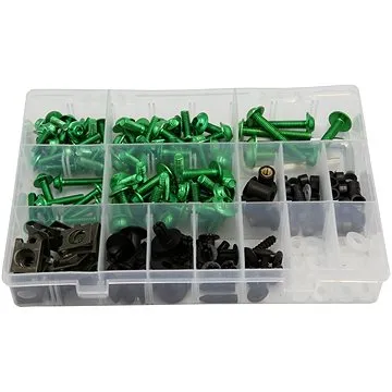 M-Style sada skrutiek do kapôt M5 M6 190 ks zelená (3742-MS-043620)