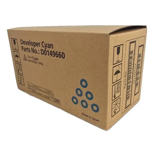 Ricoh D0149660 azúrový (cyan) originálny developer