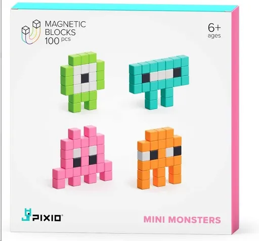 PIXIO Mini Monsters magnetická stavebnica