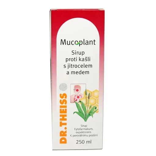 MUCOPLANT Sirup proti kašľu so skorocelom a medom 250 ml