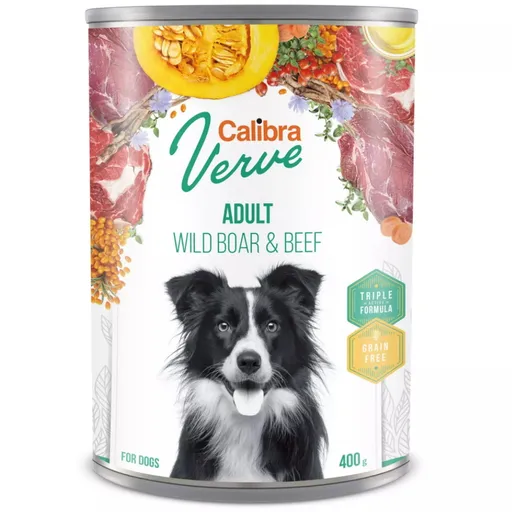CALIBRA Verve Adult Wild Boar&Beef konzerva pre psov 400 g