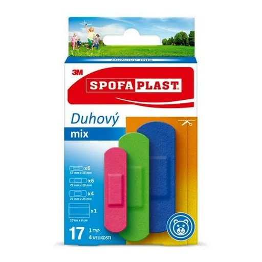 3M™ SPOFAPLAST 606 Dúhový mix 17 kusov