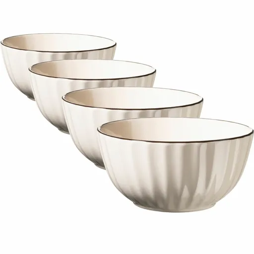 Mäser Súprava misiek 4 ks OSITA – 15 cm, krémová, 15 cm