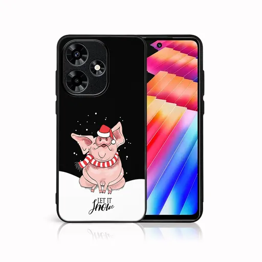 MY ART Kryt s vianočným dizajnom Infinix Hot 30 LET IT SNOW (075)