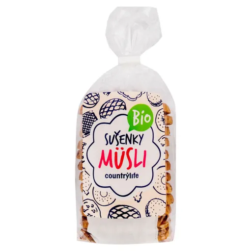 COUNTRY LIFE Sušienky müsli BIO 250 g