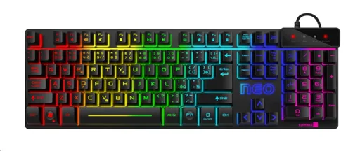 CONNECT IT klávesnica NEO, čierna, gaming (CZ+SK verzia)