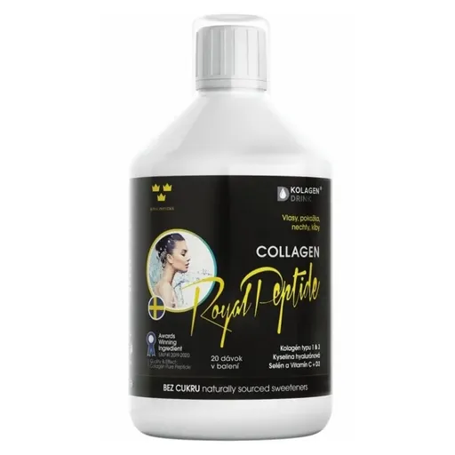 KOLAGENDRINK Collagen royal peptide hydrolyzovaný rybí kolagén 500 ml