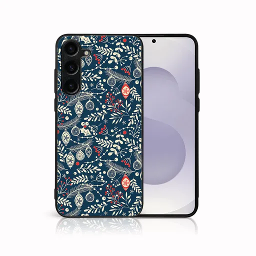 MY ART Kryt s vianočným dizajnom Samsung Galaxy S25 5G MISTLETOE (070)