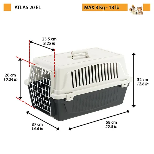 Ferplast Atlas EL 20 Prepravka 58 x 37 x 32 cm