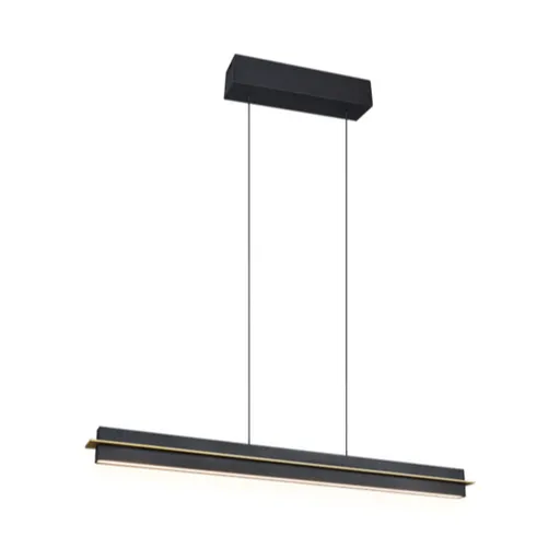 Trio Emerson závesné svetlo čierna 346710180 TR346710180