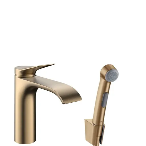 Hansgrohe Vivenis umývadlová batéria s bidetovú spŕškou kartáčovaný bronz 75210140