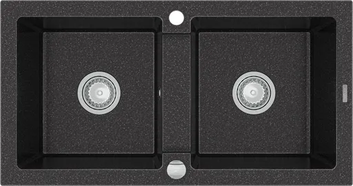 MEXEN MEXEN - Mario granitový dvojdrez 820x436 mm, grafit 6504822000-76