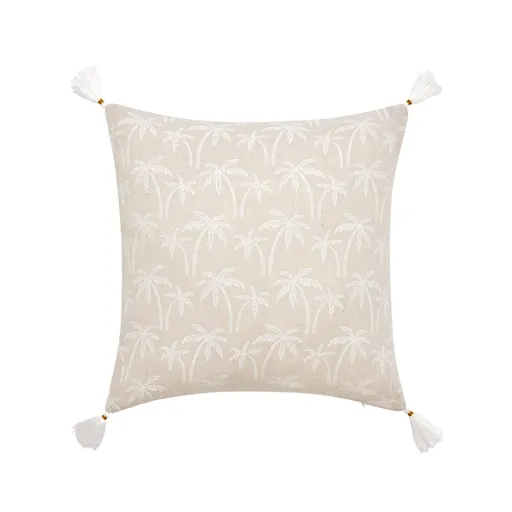 Vankúš so strapcami a potlačou paliem