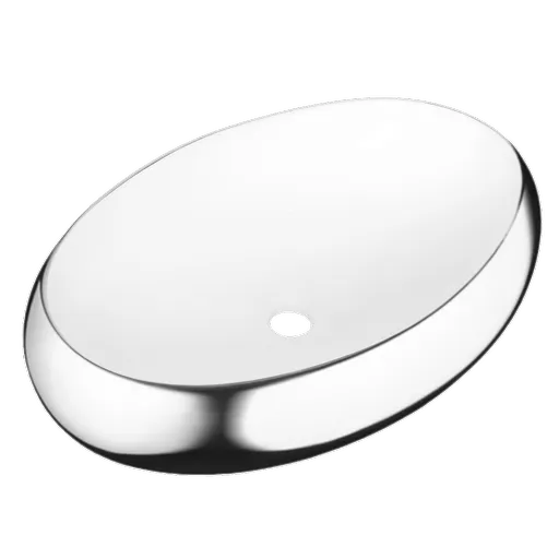 INVENA - Umývadlo na dosku FRESCO biela/chróm CE-31-001-W