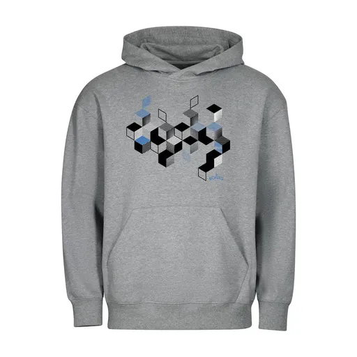 Bontis Mikina CUBES - Tmavošedý melír | XL