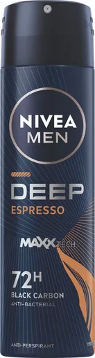 NIVEA Men Deep Black Carbon Espresso Sprej 150 ml (9005800315386)