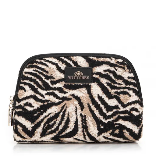 Čierno-hnedá kozmetická taška Wittchen 99-4E-504-X7