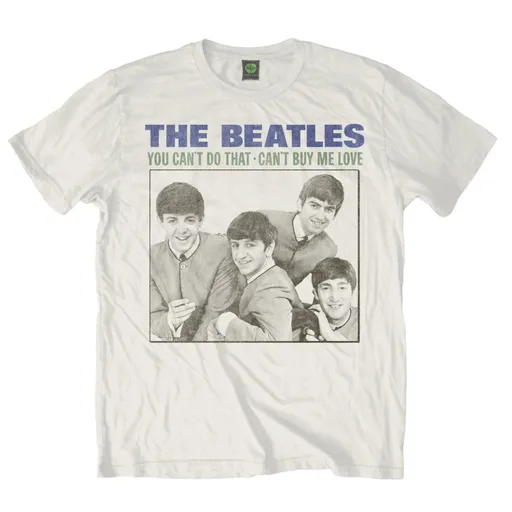 The Beatles tričko You can't do that Biela XXL