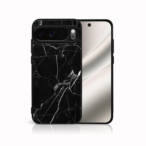 MY ART Ochranný kryt pre Google Pixel 10 / Pixel 10 Pro BLACK MARBLE (142)