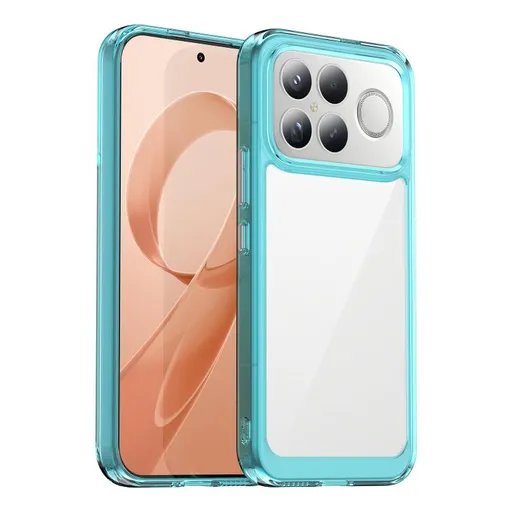 CRYSTAL Ochranný kryt pre POCO F8 Ultra tyrkysový