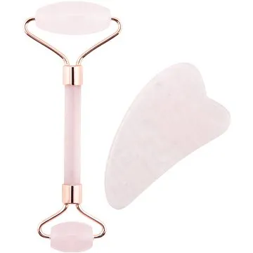 PALSAR7 Masážny valček a dostička Guasha – ruženín (8594209100163)