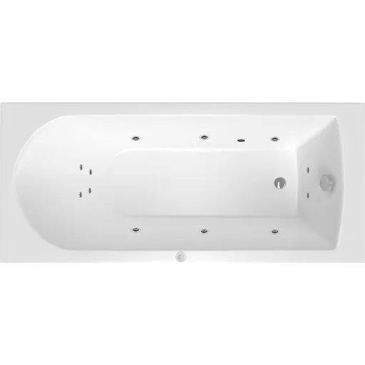 Masážna vaňa SIKO Savero 180x75 cm BASIC akrylát pravá SIKOHMBSAV180P