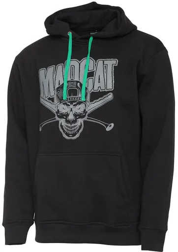 Madcat mikina skull hoodie black - l