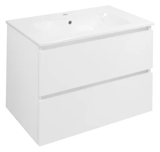 SAPHO - EZARA umývadlová skrinka 69,8x52x46cm, biela lesk EZ701-3030