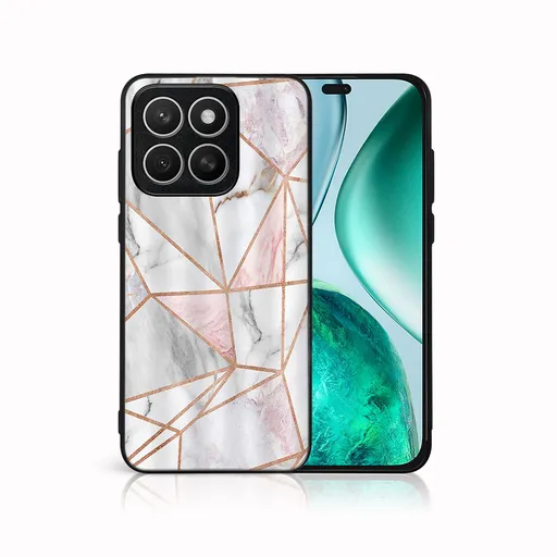 MY ART Ochranný kryt pre Honor X8c PINK MARBLE (143)