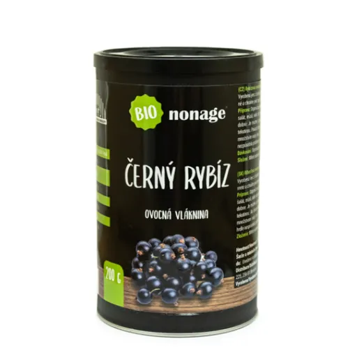 NONAGE Ovocná vláknina čierne ríbezle BIO 200 g