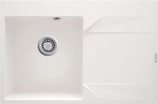 DEANTE DEANTE - Evora alabastrový granitový drez, 1-bowl s odkvapkávacou plochou - vpravo ZQJ_A11P