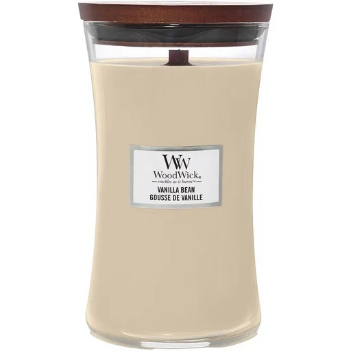 WoodWick Vonná sviečka váza veľká Vanilla Bean, 609 g