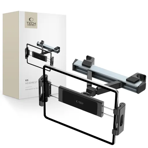 TECH-PROTECT V3 Držiak tabletu do auta čierny