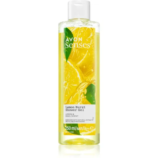Avon Senses Lemon Burst osviežujúci sprchový gél 250 ml