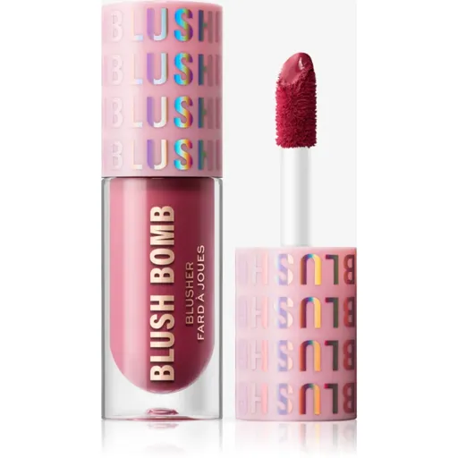 Makeup Revolution Y2k Blush Bomb tekutá lícenka odtieň That's Cute Pink 4.5 ml