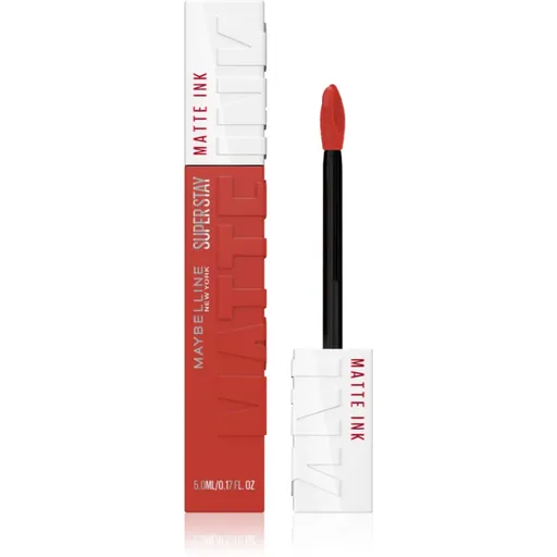 MAYBELLINE NEW YORK SuperStay Matte Ink matný tekutý rúž pre dlhotrvajúci efekt odtieň 130 Self-Starter 5 ml