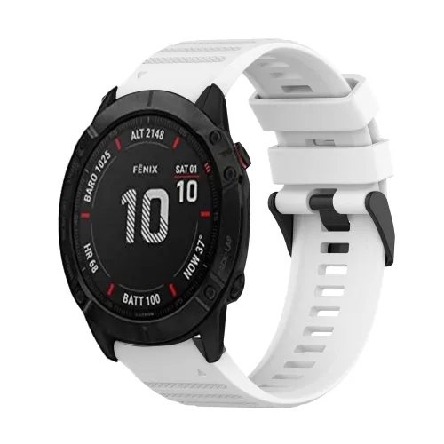 SILICONE Remienok pre Garmin Enduro 2 / Tactix 7 biely