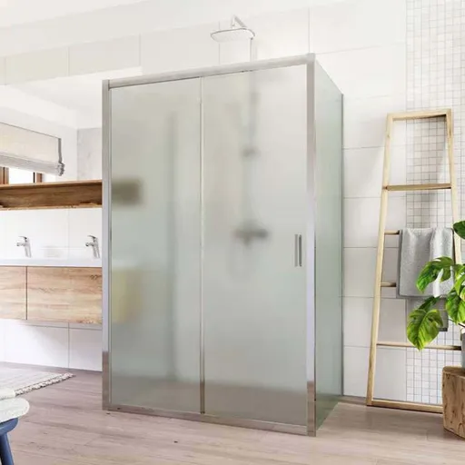 Mereo Sprchovací kút, Lima, obdĺžnik do priestoru U, zasúvací, 90x120x90 cm, chróm ALU, sklo Point CK85532K